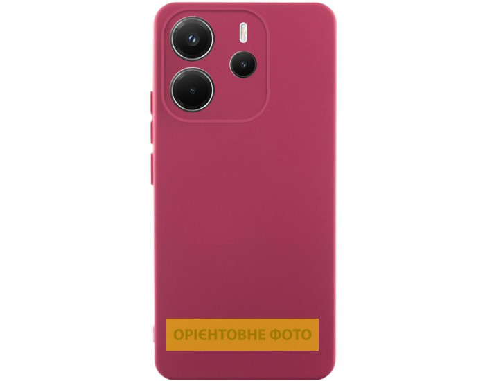 Чохол-силікон Ummi Lakshmi Full Camera Xiaomi Redmi 15 Global, Бордовий