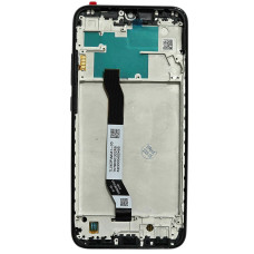 Дисплей з сенсорним екраном (модуль) Xiaomi Redmi Note 8, чорний з рамкою, оригінал