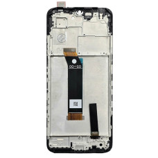 Дисплей з сенсорним екраном (модуль) Xiaomi Redmi 10 5G /Poco M4 5G /Poco M5 /Redmi Note 11E, чорний з рамкою