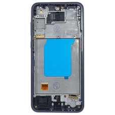 Дисплей с сенсорным экраном (модуль) Samsung A356 Galaxy A35, черный с рамкой, с узким ободком, OLED