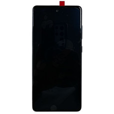 Дисплей с сенсорным экраном (модуль) Samsung G780/G781 Galaxy S20 FE с рамкой, черный, оригинал