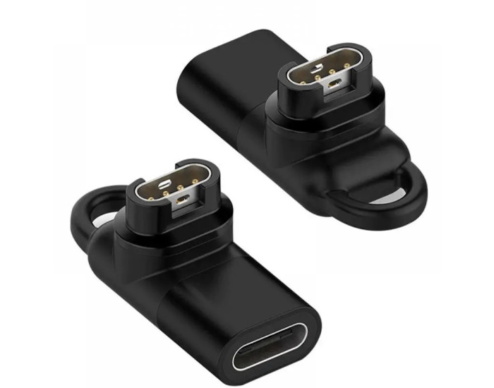 Переходник USB-C на фирменный разъем Garmin (угловой)
