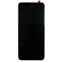 Дисплей з сенсорним екраном (модуль) Xiaomi Redmi 10, чорний з рамкою, оригінал