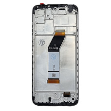 Дисплей з сенсорним екраном (модуль) Xiaomi Redmi 10, чорний з рамкою, оригінал