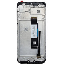 Дисплей з сенсорним екраном (модуль) Xiaomi Redmi 9T /Poco M3, чорний з рамкою, оригінал