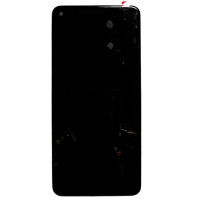 Дисплей з сенсорним екраном (модуль) Xiaomi Redmi Note 9 /Redmi 10X 4G, чорний з рамкою, оригінал