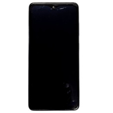 Дисплей с сенсорным экраном (модуль) Samsung A526 Galaxy A52 5G /A525, черный с рамкой, с широким ободком, OLED