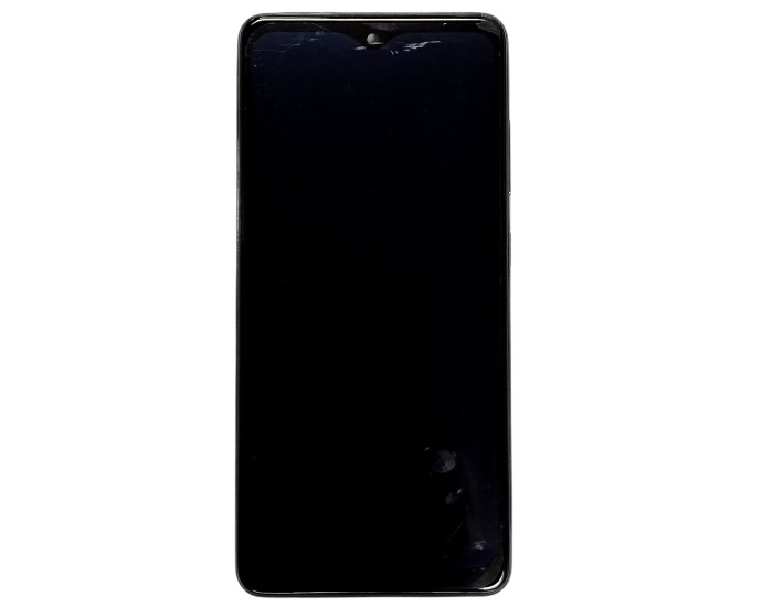 Дисплей с сенсорным экраном (модуль) Samsung A526 Galaxy A52 5G /A525, черный с рамкой, с широким ободком, OLED