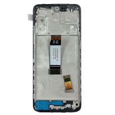 Дисплей з сенсорним екраном (модуль) Xiaomi Redmi 12 /Redmi 12 5G /Redmi 12S /Redmi 12X /Poco M6 Pro 5G, чорний з рамкою, оригінал