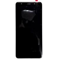 Дисплей с сенсорным экраном (модуль) Samsung A750 Galaxy A7 (2018) черный с рамкой, OLED