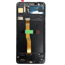 Дисплей с сенсорным экраном (модуль) Samsung A750 Galaxy A7 (2018) черный с рамкой, OLED