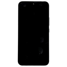 Дисплей с сенсорным экраном (модуль) Samsung A546 Galaxy A54 5G, черный с рамкой, с узким ободком, OLED