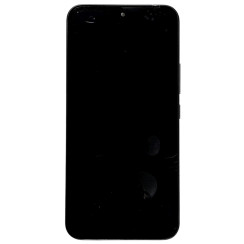 Дисплей с сенсорным экраном (модуль) Samsung A546 Galaxy A54 5G, черный с рамкой, с узким ободком, OLED