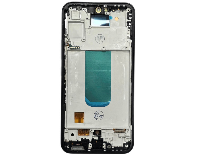 Дисплей с сенсорным экраном (модуль) Samsung A546 Galaxy A54 5G, черный с рамкой, с узким ободком, OLED