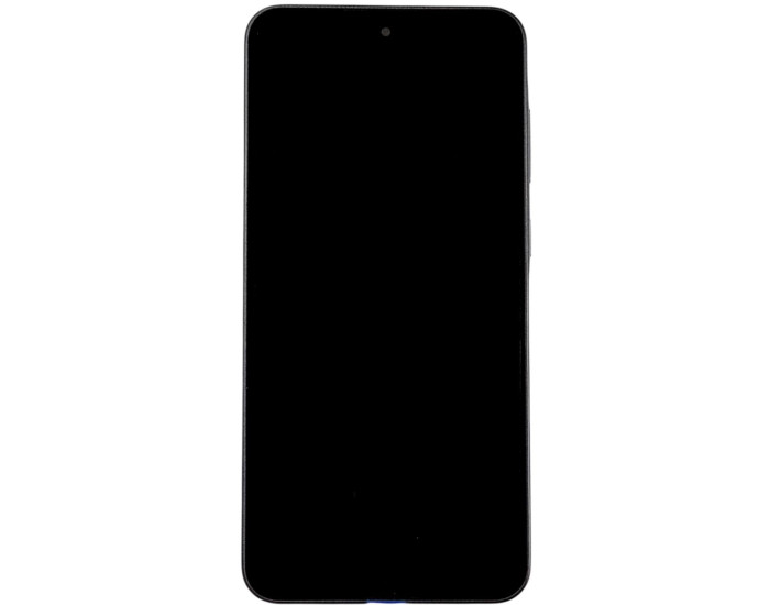 Дисплей с сенсорным экраном (модуль) Samsung A366 Galaxy A36, черный с рамкой, с узким ободком, OLED