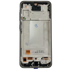 Дисплей с сенсорным экраном (модуль) Samsung A366 Galaxy A36, черный с рамкой, с узким ободком, OLED