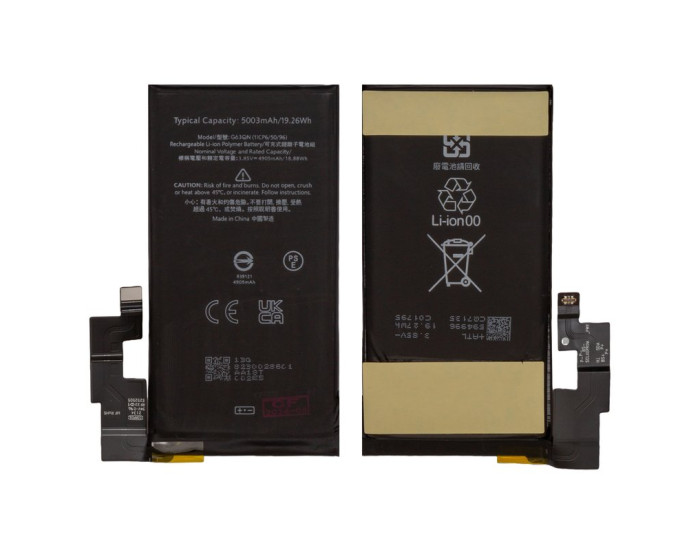 Аккумулятор Google Pixel 6 Pro, G63QN 5003 mAh, оригинал