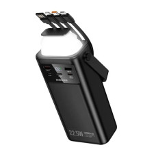 Портативная батарея (Power Bank) Borofone BJ65 High 22.5W+PD20W+Mirco/Type-C/Lightning/USB cables 30 000mAh, черный