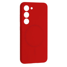 Чохол-силікон Luxury + MagSafe Samsung S23, Red