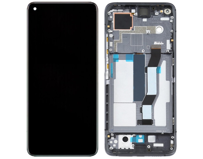 Дисплей з сенсорним екраном (модуль) Xiaomi Mi 10T /Mi 10T Pro /Redmi K30S, чорний з рамкою, оригінал
