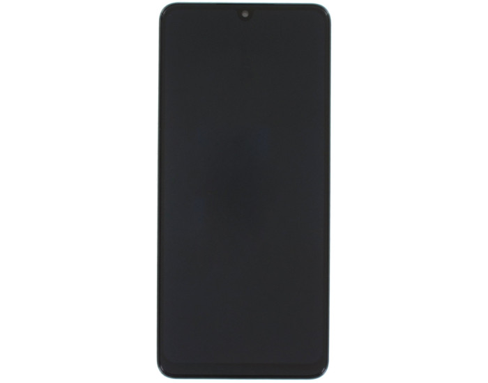 Дисплей с сенсорным экраном (модуль) Samsung M225F Galaxy M22, черный с рамкой, оригинал