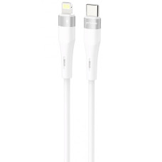 Кабель Proove Light Silicone Plus Type-C to Lightning (27W/1m) белый
