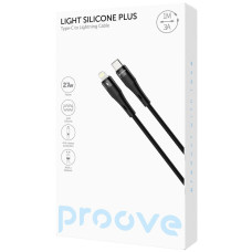 Кабель Proove Light Silicone Plus Type-C to Lightning (27W/1m) черный
