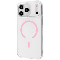 Чехол-силикон Proove Blossom Case with MagSafe Ring iPhone 17 Pro Max, розовый