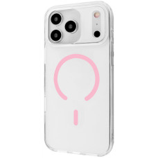 Чехол-силикон Proove Blossom Case with MagSafe Ring iPhone 17 Pro Max, розовый