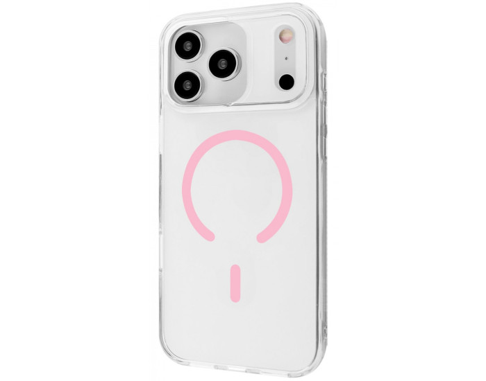 Чехол-силикон Proove Blossom Case with MagSafe Ring iPhone 17 Pro Max, розовый