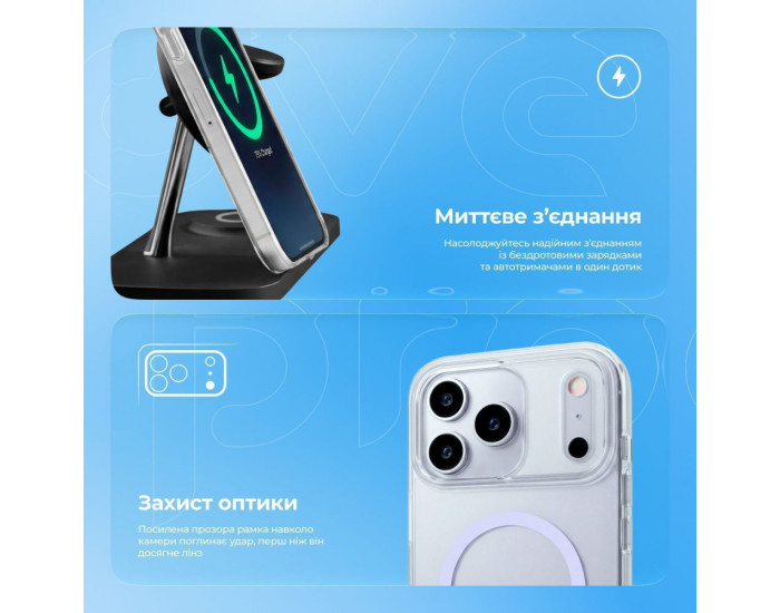 Чехол-силикон Proove Blossom Case with MagSafe Ring iPhone 17 Pro Max, розовый