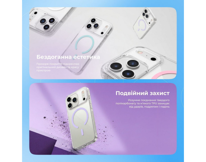 Чехол-силикон Proove Blossom Case with MagSafe Ring iPhone 17 Pro Max, розовый