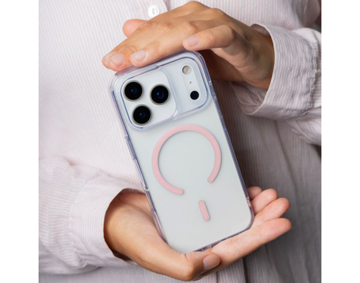 Чехол-силикон Proove Blossom Case with MagSafe Ring iPhone 17 Pro Max, розовый