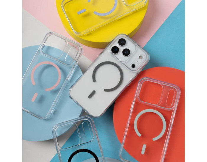 Чехол-силикон Proove Blossom Case with MagSafe Ring iPhone 17 Pro Max, розовый