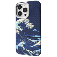Чохол-силікон Proove Gleam Case with MagSafe Ring iPhone 15 Pro Max, Blue storm