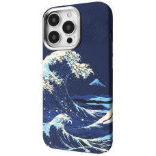 Чехол-силикон Proove Gleam Case with MagSafe Ring iPhone 15 Pro Max, Blue storm 