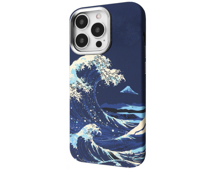 Чехол-силикон Proove Gleam Case with MagSafe Ring iPhone 15 Pro Max, Blue storm 