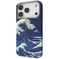 Чехол-силикон Proove Gleam Case with MagSafe Ring iPhone 17 Pro, Blue storm
