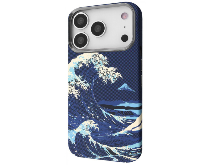 Чехол-силикон Proove Gleam Case with MagSafe Ring iPhone 17 Pro, Blue storm