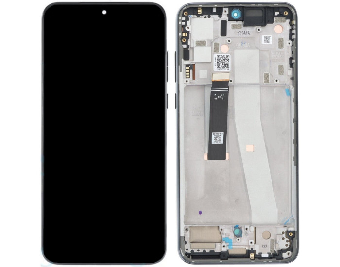 Дисплей с сенсорным экраном (модуль) Motorola XT2245-1 Moto Edge 30 Neo, черный с рамкой, оригинал