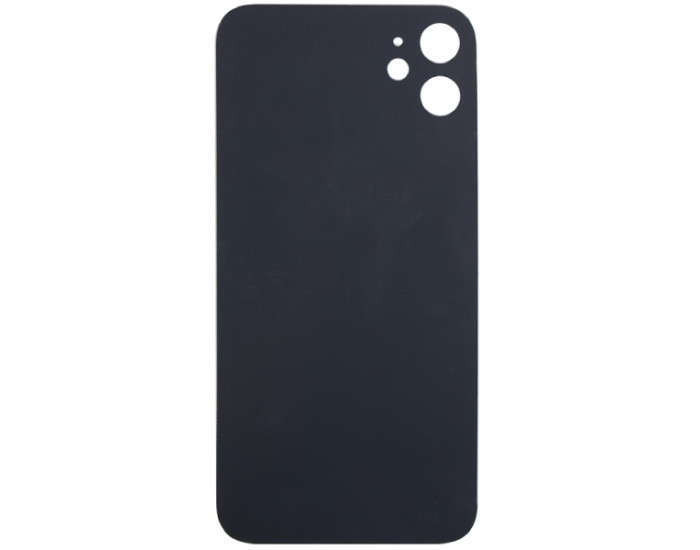 Задняя панель корпуса для iPhone 11, Black (Small Hole) с кольцами