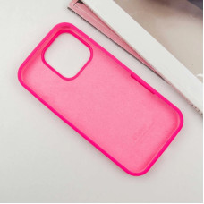 Чохол-силікон оригінал Full Soft Matte iPhone 15 Pro Max (Рожевий / Barbie pink)