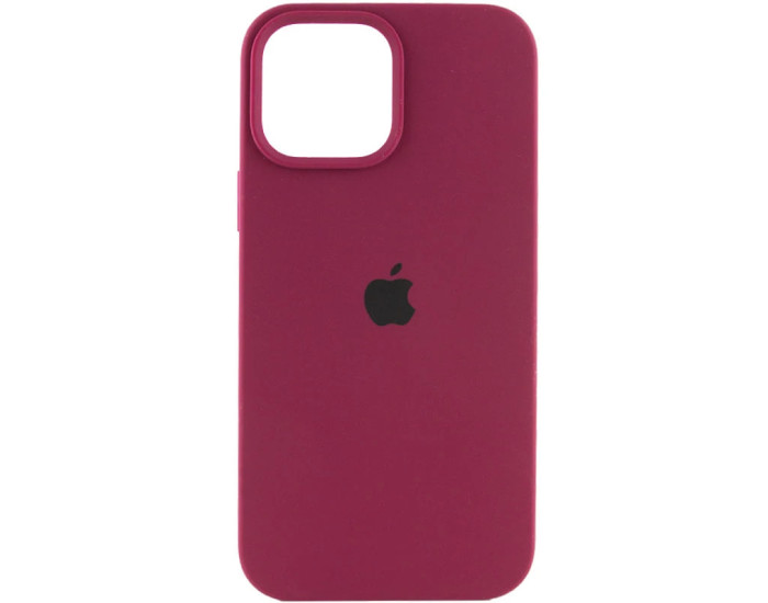 Чехол-силикон оригинал Full Soft Matte iPhone 14 Pro Max, Marsala
