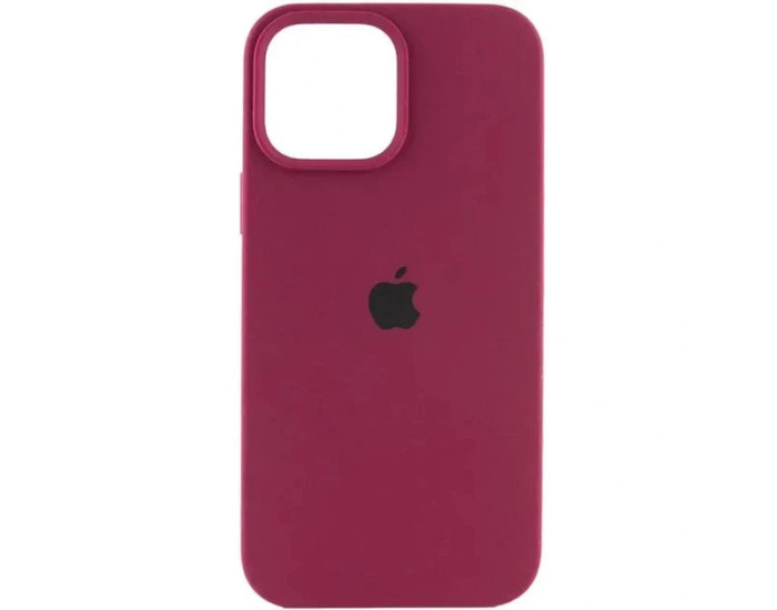 Чехол-силикон оригинал Full Soft Matte iPhone 15, Marsala