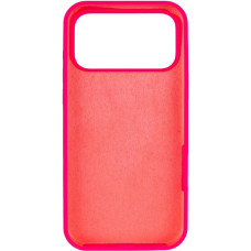 Чохол-силікон оригінал Case Full Protective (no logo) iPhone 17 Pro Max, яскраво-рожевий