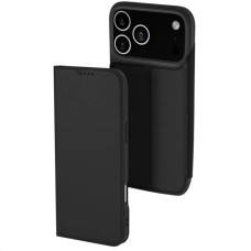 Чехол-книга Dux Ducis с карманом для визиток Apple iPhone 17 Pro Max, черный