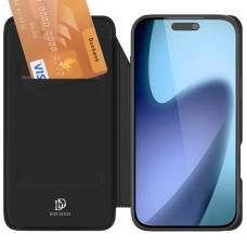 Чохол-книга Dux Ducis з кишенею для візиток Apple iPhone 17 Pro Max, чорний