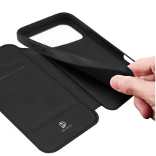 Чохол-книга Dux Ducis з кишенею для візиток Apple iPhone 17 Pro Max, чорний