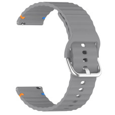Ремешок силиконовый Wavy для Smart Watch 22mm, серый
