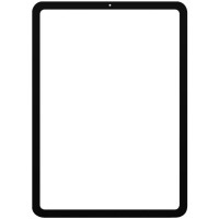 Стекло фронтальное с OCA-пленкой iPad Air 5, черное, оригинал